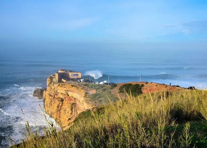 With Garden And Barbecue Nazaré